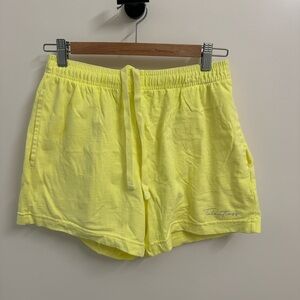Talentless neon yellow shorts